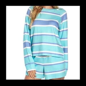 Wildfox Blue & Purple Sweatshirt and Short Lounge Set-NWT